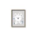 Picture of Smiling Polar bear _GroupedProduct_Rectangle_Portrait_Mini_ _GroupedProduct_Rectangle_Portrait_Canvas_Framed_