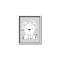 Picture of Smiling Polar bear _GroupedProduct_Rectangle_Portrait_Mini_ _GroupedProduct_Rectangle_Portrait_Canvas_Framed_