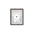 Picture of Smiling Polar bear _GroupedProduct_Rectangle_Portrait_Mini_ _GroupedProduct_Rectangle_Portrait_Canvas_Framed_
