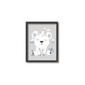 Picture of Smiling Polar bear _GroupedProduct_Rectangle_Portrait_Mini_ _GroupedProduct_Rectangle_Portrait_Canvas_Framed_