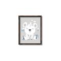 Picture of Smiling Polar bear _GroupedProduct_Rectangle_Portrait_Mini_ _GroupedProduct_Rectangle_Portrait_Canvas_Framed_