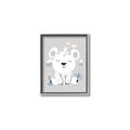 Picture of Smiling Polar bear _GroupedProduct_Rectangle_Portrait_Mini_ _GroupedProduct_Rectangle_Portrait_Canvas_Framed_