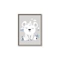 Picture of Smiling Polar bear _GroupedProduct_Rectangle_Portrait_Mini_ _GroupedProduct_Rectangle_Portrait_Canvas_Framed_