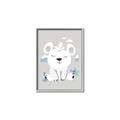 Picture of Smiling Polar bear _GroupedProduct_Rectangle_Portrait_Mini_ _GroupedProduct_Rectangle_Portrait_Canvas_Framed_