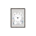 Picture of Smiling Polar bear _GroupedProduct_Rectangle_Portrait_Mini_ _GroupedProduct_Rectangle_Portrait_Canvas_Framed_