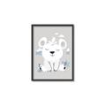 Picture of Smiling Polar bear _GroupedProduct_Rectangle_Portrait_Mini_ _GroupedProduct_Rectangle_Portrait_Canvas_Framed_