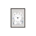 Picture of Smiling Polar bear _GroupedProduct_Rectangle_Portrait_Mini_ _GroupedProduct_Rectangle_Portrait_Canvas_Framed_