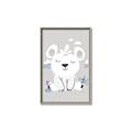 Picture of Smiling Polar bear _GroupedProduct_Rectangle_Portrait_Mini_ _GroupedProduct_Rectangle_Portrait_Canvas_Framed_