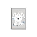 Picture of Smiling Polar bear _GroupedProduct_Rectangle_Portrait_Mini_ _GroupedProduct_Rectangle_Portrait_Canvas_Framed_