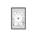 Picture of Smiling Polar bear _GroupedProduct_Rectangle_Portrait_Mini_ _GroupedProduct_Rectangle_Portrait_Canvas_Framed_