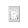 Picture of Smiling Polar bear _GroupedProduct_Rectangle_Portrait_Mini_ _GroupedProduct_Rectangle_Portrait_Canvas_Framed_
