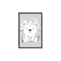 Picture of Smiling Polar bear _GroupedProduct_Rectangle_Portrait_Mini_ _GroupedProduct_Rectangle_Portrait_Canvas_Framed_