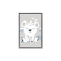 Picture of Smiling Polar bear _GroupedProduct_Rectangle_Portrait_Mini_ _GroupedProduct_Rectangle_Portrait_Canvas_Framed_