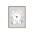 Picture of Smiling Polar bear _GroupedProduct_Rectangle_Portrait_Mini_ _GroupedProduct_Rectangle_Portrait_Canvas_Framed_