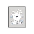 Picture of Smiling Polar bear _GroupedProduct_Rectangle_Portrait_Mini_ _GroupedProduct_Rectangle_Portrait_Canvas_Framed_