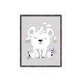 Picture of Smiling Polar bear _GroupedProduct_Rectangle_Portrait_Mini_ _GroupedProduct_Rectangle_Portrait_Canvas_Framed_