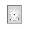 Picture of Smiling Polar bear _GroupedProduct_Rectangle_Portrait_Mini_ _GroupedProduct_Rectangle_Portrait_Canvas_Framed_