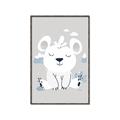 Picture of Smiling Polar bear _GroupedProduct_Rectangle_Portrait_Mini_ _GroupedProduct_Rectangle_Portrait_Canvas_Framed_