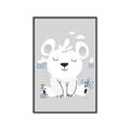 Picture of Smiling Polar bear _GroupedProduct_Rectangle_Portrait_Mini_ _GroupedProduct_Rectangle_Portrait_Canvas_Framed_