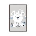 Picture of Smiling Polar bear _GroupedProduct_Rectangle_Portrait_Mini_ _GroupedProduct_Rectangle_Portrait_Canvas_Framed_