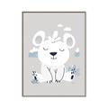 Picture of Smiling Polar bear _GroupedProduct_Rectangle_Portrait_Mini_ _GroupedProduct_Rectangle_Portrait_Canvas_Framed_