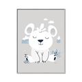 Picture of Smiling Polar bear _GroupedProduct_Rectangle_Portrait_Mini_ _GroupedProduct_Rectangle_Portrait_Canvas_Framed_