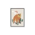 Picture of Friendly Chimp _GroupedProduct_Rectangle_Portrait_Mini_ _GroupedProduct_Rectangle_Portrait_Canvas_Framed_