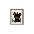 Picture of Cute black bear  _GroupedProduct_Rectangle_Portrait_Mini_ _GroupedProduct_Rectangle_Portrait_Canvas_Framed_