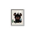 Picture of Cute black bear  _GroupedProduct_Rectangle_Portrait_Mini_ _GroupedProduct_Rectangle_Portrait_Canvas_Framed_
