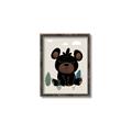Picture of Cute black bear  _GroupedProduct_Rectangle_Portrait_Mini_ _GroupedProduct_Rectangle_Portrait_Canvas_Framed_