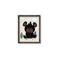 Picture of Cute black bear  _GroupedProduct_Rectangle_Portrait_Mini_ _GroupedProduct_Rectangle_Portrait_Canvas_Framed_