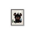 Picture of Cute black bear  _GroupedProduct_Rectangle_Portrait_Mini_ _GroupedProduct_Rectangle_Portrait_Canvas_Framed_