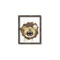 Picture of Roaring Lion cub _GroupedProduct_Rectangle_Portrait_Mini_ _GroupedProduct_Rectangle_Portrait_Canvas_Framed_