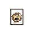 Picture of Roaring Lion cub _GroupedProduct_Rectangle_Portrait_Mini_ _GroupedProduct_Rectangle_Portrait_Canvas_Framed_