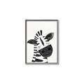 Picture of Smiling Zebra _GroupedProduct_Rectangle_Portrait_Mini_ _GroupedProduct_Rectangle_Portrait_Canvas_Framed_