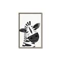 Picture of Smiling Zebra _GroupedProduct_Rectangle_Portrait_Mini_ _GroupedProduct_Rectangle_Portrait_Canvas_Framed_