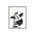 Picture of Smiling Zebra _GroupedProduct_Rectangle_Portrait_Mini_ _GroupedProduct_Rectangle_Portrait_Canvas_Framed_