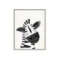Picture of Smiling Zebra _GroupedProduct_Rectangle_Portrait_Mini_ _GroupedProduct_Rectangle_Portrait_Canvas_Framed_