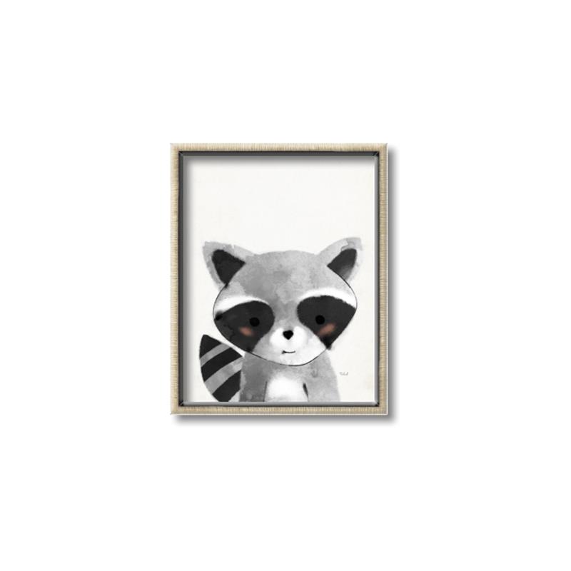Picture of Curious Raccoon  _GroupedProduct_Rectangle_Portrait_Mini_ _GroupedProduct_Rectangle_Portrait_Canvas_Framed_