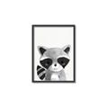 Picture of Curious Raccoon  _GroupedProduct_Rectangle_Portrait_Mini_ _GroupedProduct_Rectangle_Portrait_Canvas_Framed_