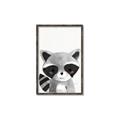 Picture of Curious Raccoon  _GroupedProduct_Rectangle_Portrait_Mini_ _GroupedProduct_Rectangle_Portrait_Canvas_Framed_