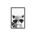 Picture of Curious Raccoon  _GroupedProduct_Rectangle_Portrait_Mini_ _GroupedProduct_Rectangle_Portrait_Canvas_Framed_