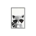 Picture of Curious Raccoon  _GroupedProduct_Rectangle_Portrait_Mini_ _GroupedProduct_Rectangle_Portrait_Canvas_Framed_