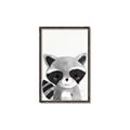 Picture of Curious Raccoon  _GroupedProduct_Rectangle_Portrait_Mini_ _GroupedProduct_Rectangle_Portrait_Canvas_Framed_