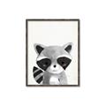 Picture of Curious Raccoon  _GroupedProduct_Rectangle_Portrait_Mini_ _GroupedProduct_Rectangle_Portrait_Canvas_Framed_
