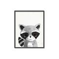 Picture of Curious Raccoon  _GroupedProduct_Rectangle_Portrait_Mini_ _GroupedProduct_Rectangle_Portrait_Canvas_Framed_