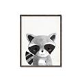 Picture of Curious Raccoon  _GroupedProduct_Rectangle_Portrait_Mini_ _GroupedProduct_Rectangle_Portrait_Canvas_Framed_