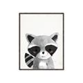 Picture of Curious Raccoon  _GroupedProduct_Rectangle_Portrait_Mini_ _GroupedProduct_Rectangle_Portrait_Canvas_Framed_