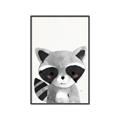 Picture of Curious Raccoon  _GroupedProduct_Rectangle_Portrait_Mini_ _GroupedProduct_Rectangle_Portrait_Canvas_Framed_