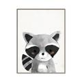 Picture of Curious Raccoon  _GroupedProduct_Rectangle_Portrait_Mini_ _GroupedProduct_Rectangle_Portrait_Canvas_Framed_